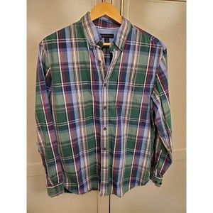 Banana Republic - Men's Plaid Button Down - Sz L